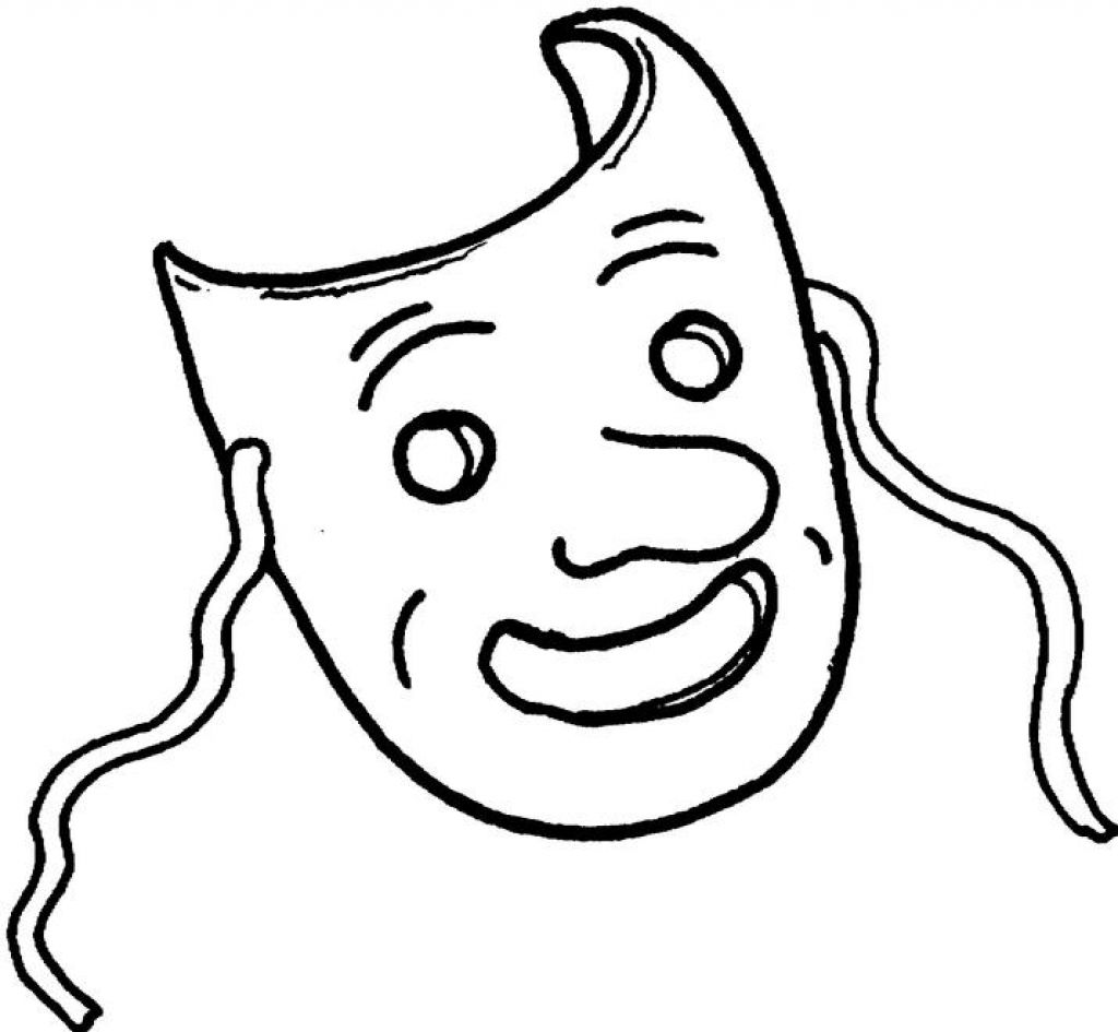 Printable Mask Coloring Pages Coloringme Com