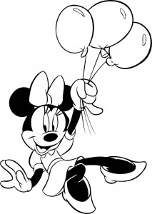 Minnie Mouse Free Coloring Pages