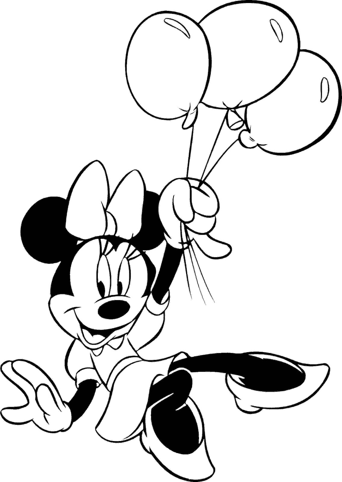 baby mickey and minnie coloring pages