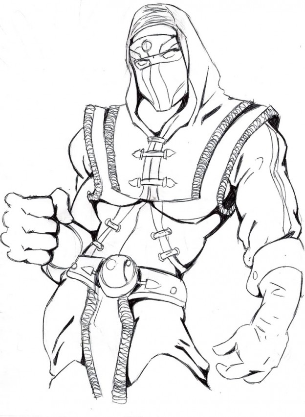 Printable Mortal Kombat Coloring Pages