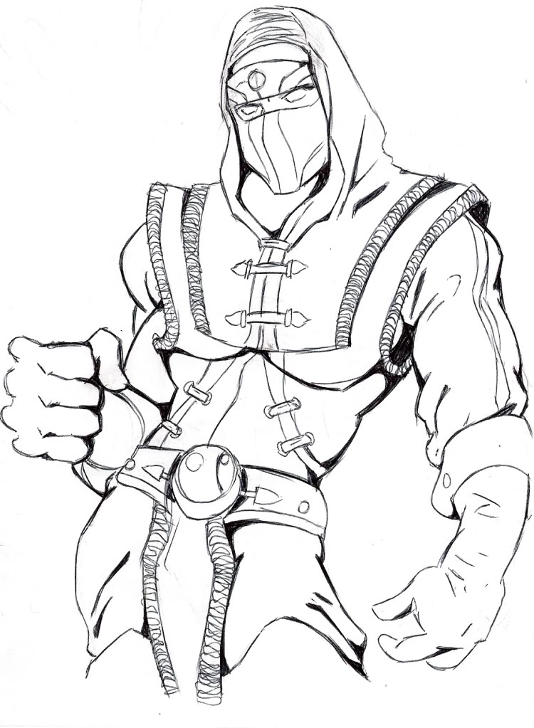 Printable Mortal Kombat Coloring Pages | ColoringMe.com