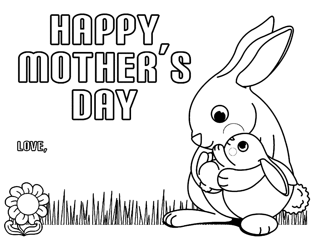 Mothers Day Coloring Sheets.