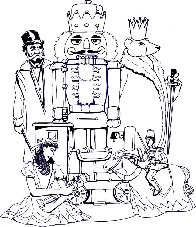 Printable Nutcracker Coloring Pages