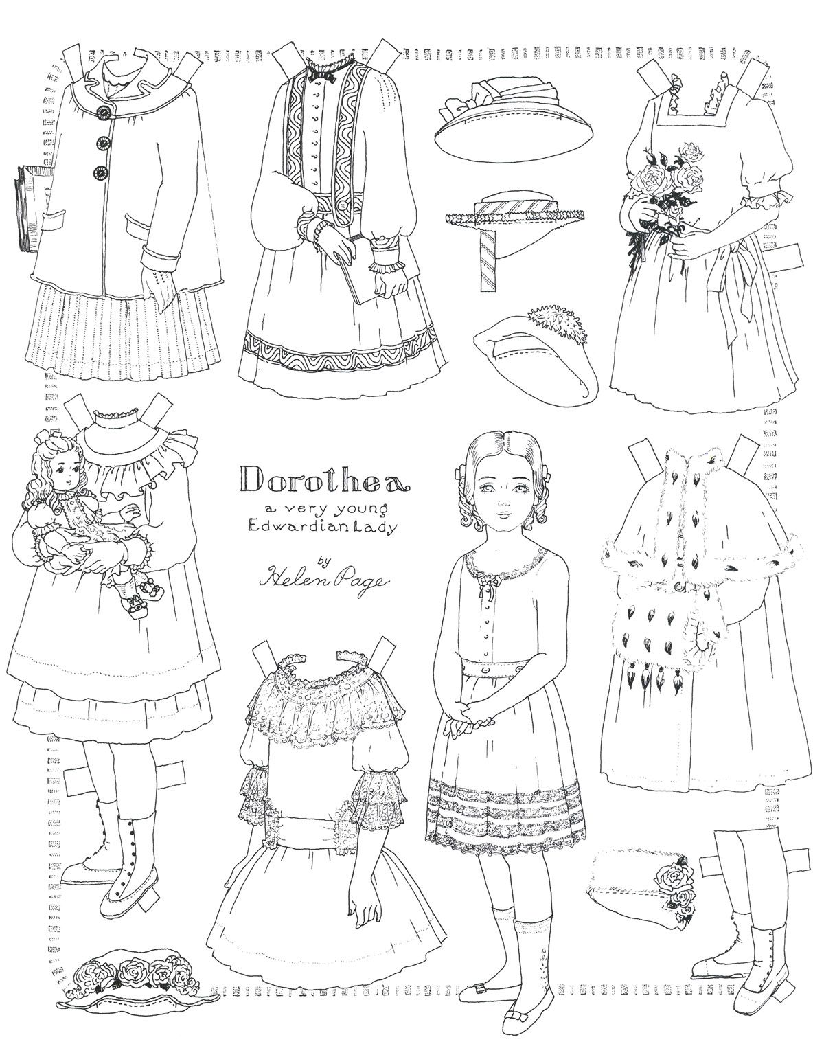 Pioneer Girl and Pioneer Boy Paper Doll Printables