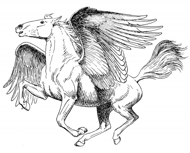 Printable Pegasus Coloring Pages