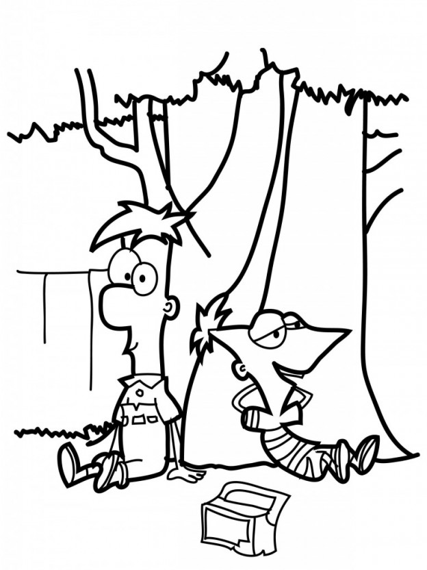 Printable Phineas and Ferb Coloring Pages