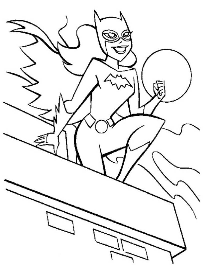 Printable Batgirl Coloring Pages Coloringme Com