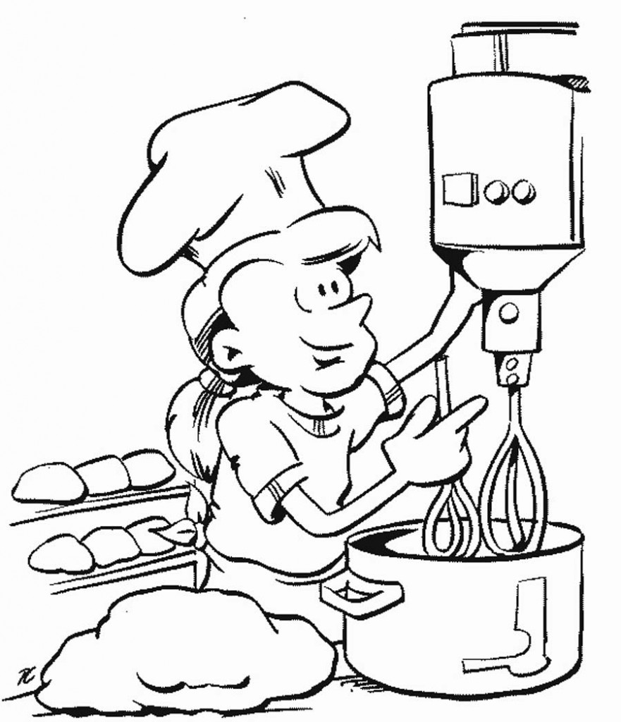 Printable Community Helper Coloring Pages