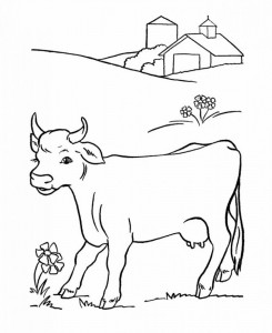 Printable Cow Coloring Pages – ColoringMe.com