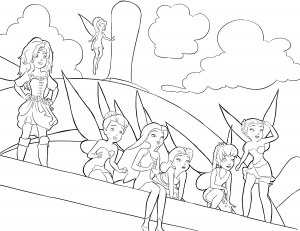 Printable Disney Fairies Coloring Pages