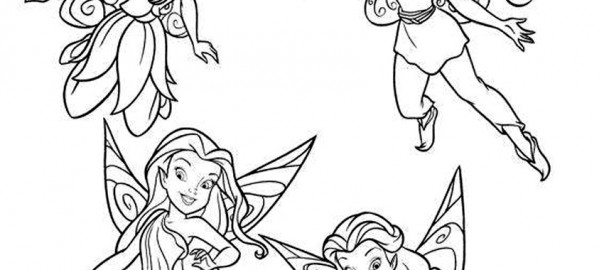 Printable Disney Fairies Coloring Pages