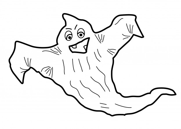 Printable Ghost Coloring Pages