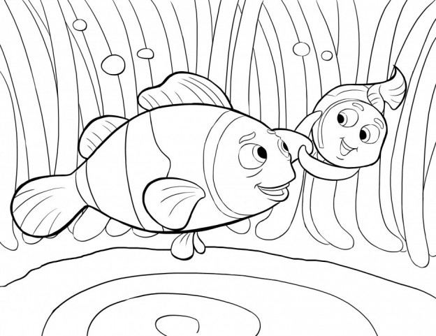Printable Nemo Coloring Pages