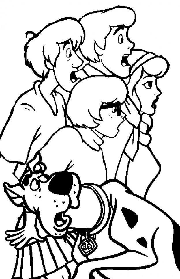 Printable Scooby Doo Coloring Pages