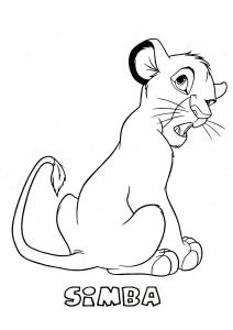 Simba Free Coloring Pages