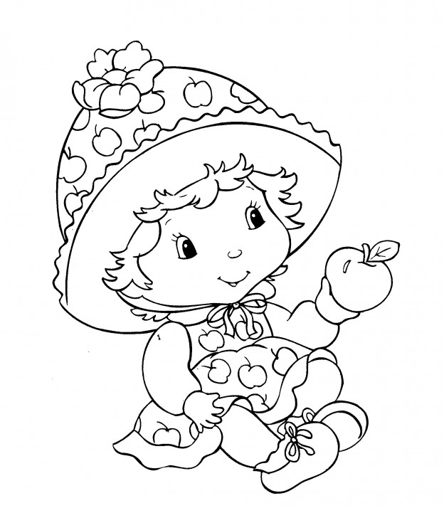 Printable Strawberry Shortcake Coloring Pages