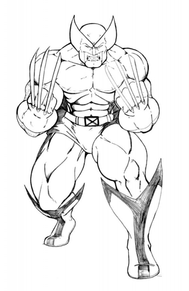 Printable Wolverine Coloring Pages ColoringMe com