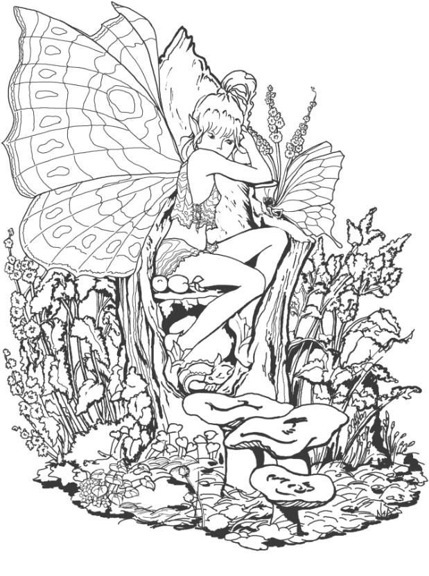 Printable Fantasy Coloring Pages