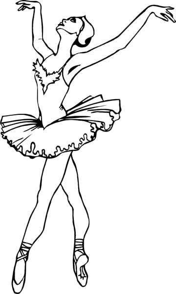 Printable Ballet Coloring Pages