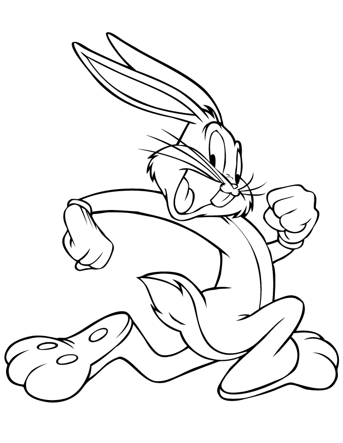 printable bugs bunny coloring pages  coloringme