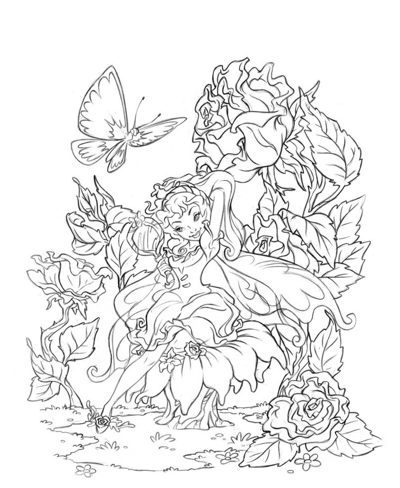 Detailed Fantasy Coloring Pages | ColoringMe.com