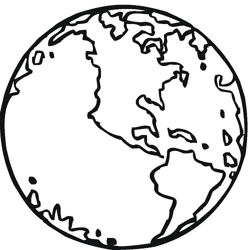 Printable Earth Coloring Pages