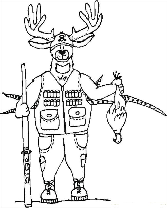 Hunting Coloring Pages Printable | ColoringMe.com