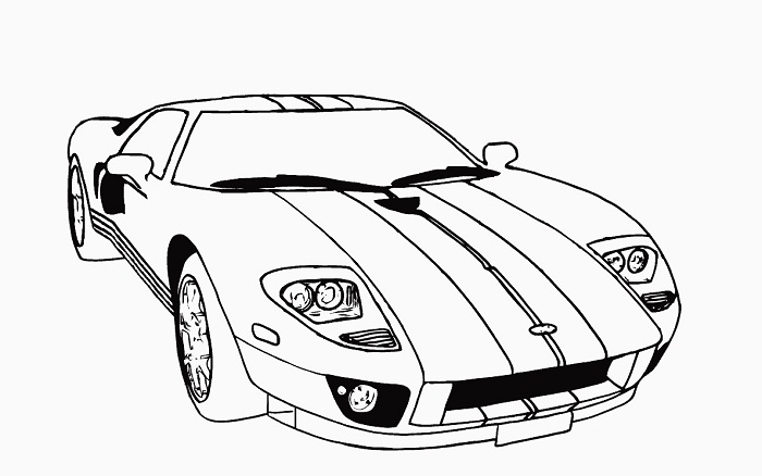 Printable Lamborghini Coloring Pages