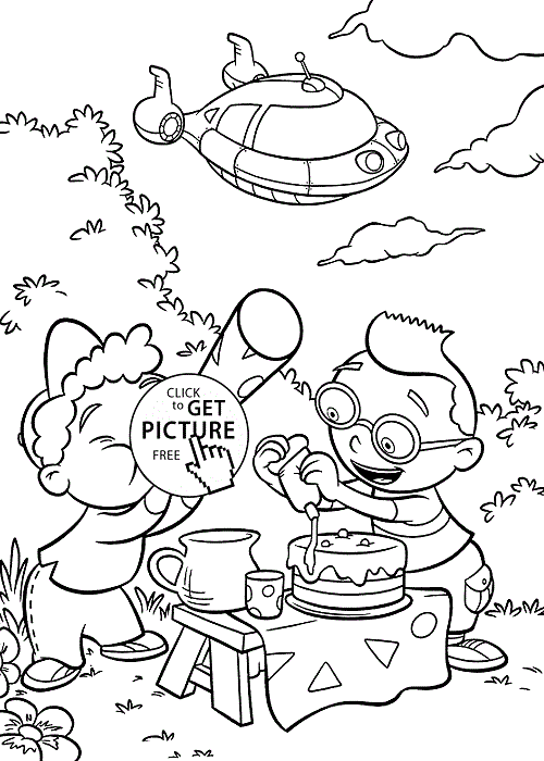 little einsteins annie coloring pages