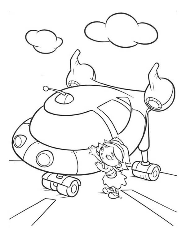 little einstein rocket ship coloring pages