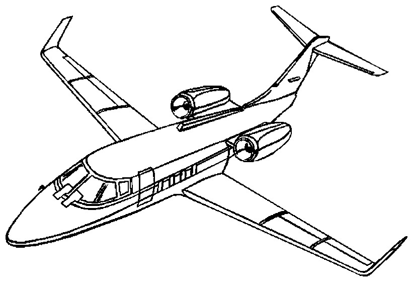 Printabe Airplane Coloring Pages
