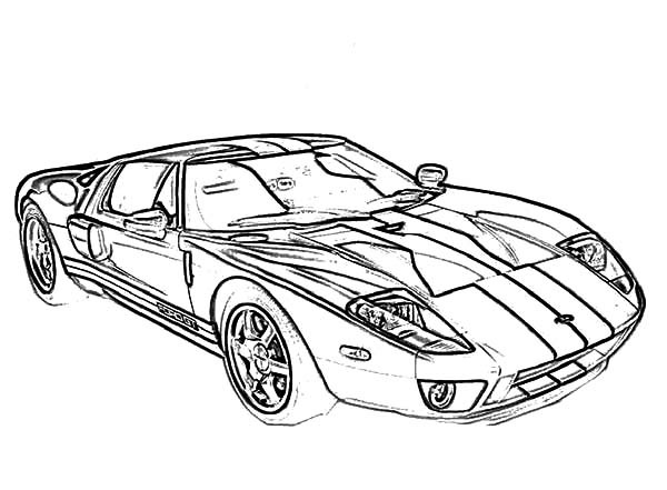 Printable Bugatti Coloring Pages