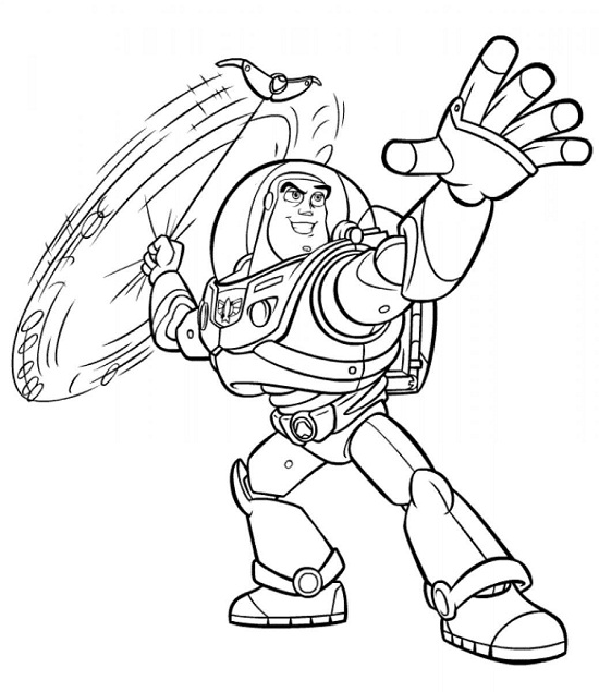 Printable Buzz Lightyear Coloring Pages