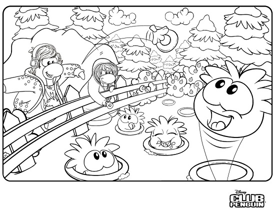 club penguin ninja coloring pages