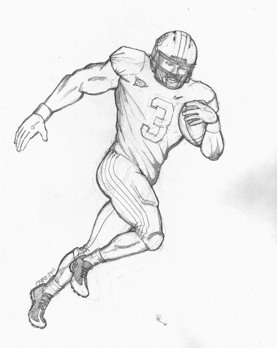 football players coloring pages