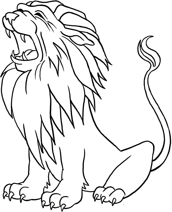 printable lion coloring pages  coloringme