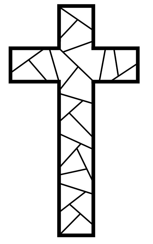 Printable Cross Coloring Pages