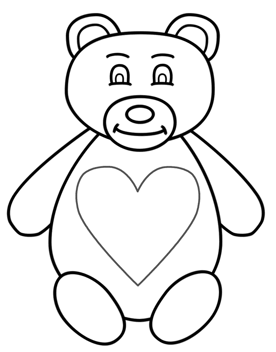 Bear Coloring Pages Toddlers Ideas Printable Teddy Lotso