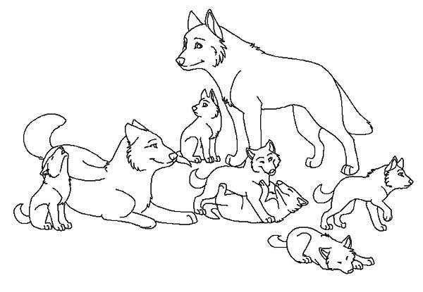 Wolf-Coloring sheet by ChibiFighter on DeviantArt