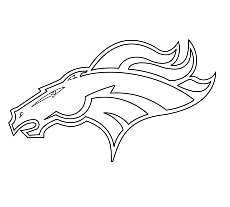 Printable Denver Broncos Coloring Pages