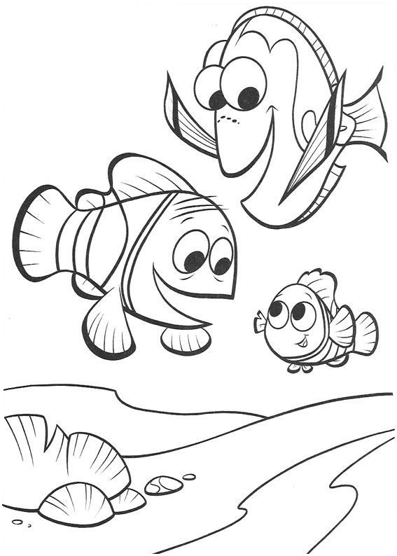 Printable Finding Nemo Coloring Pages