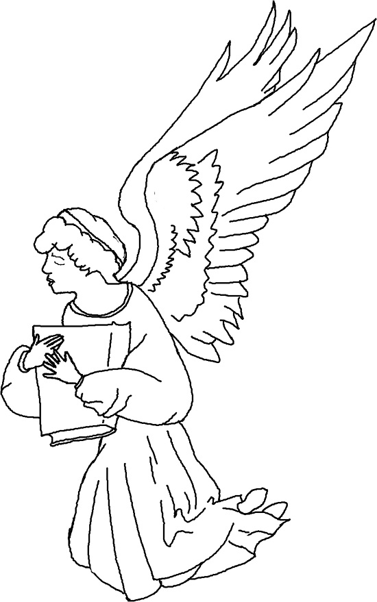 Printable Angel Coloring Pages