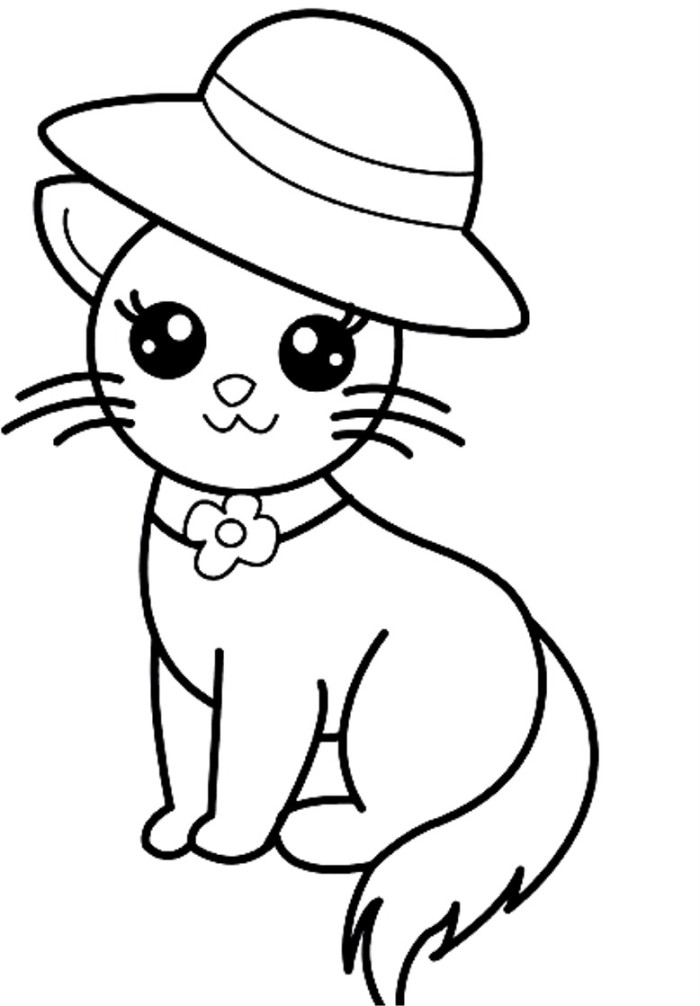 Download Funny Cat Coloring Pages | ColoringMe.com