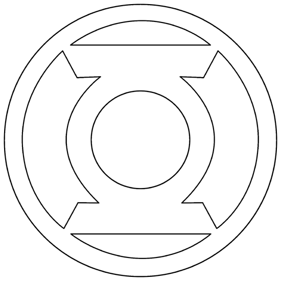 coloring pages of green lantern