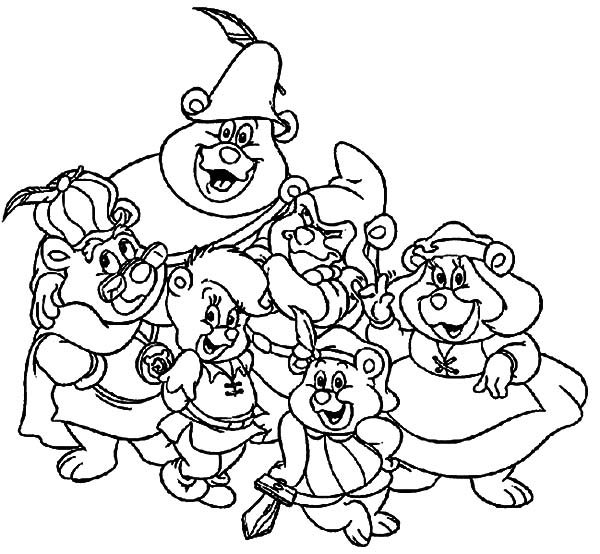 Printable Gummy Bear Coloring Pages