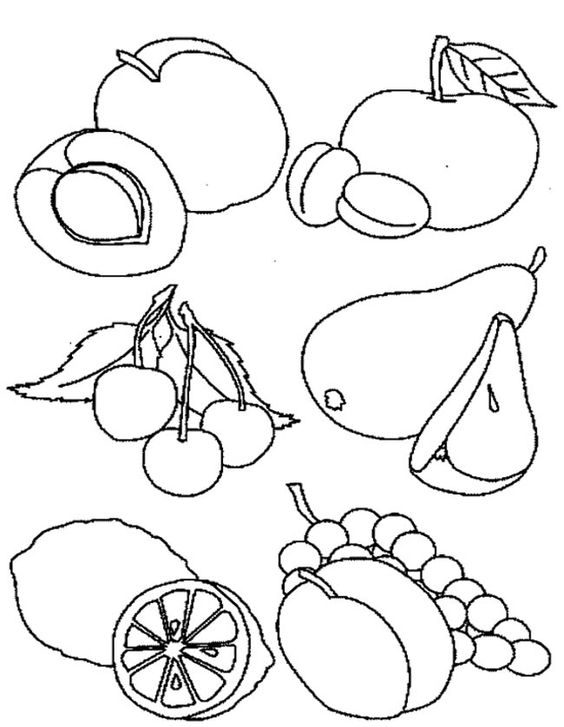 healthy food coloring pages coloringme com