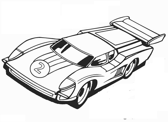 Printable Hot Wheels Coloring Pages