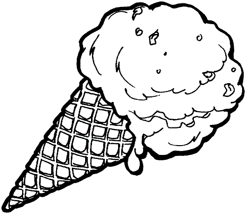 Printable Ice Cream Coloring Pages