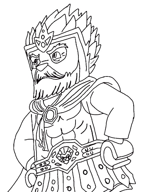 chima coloring pages longtooth