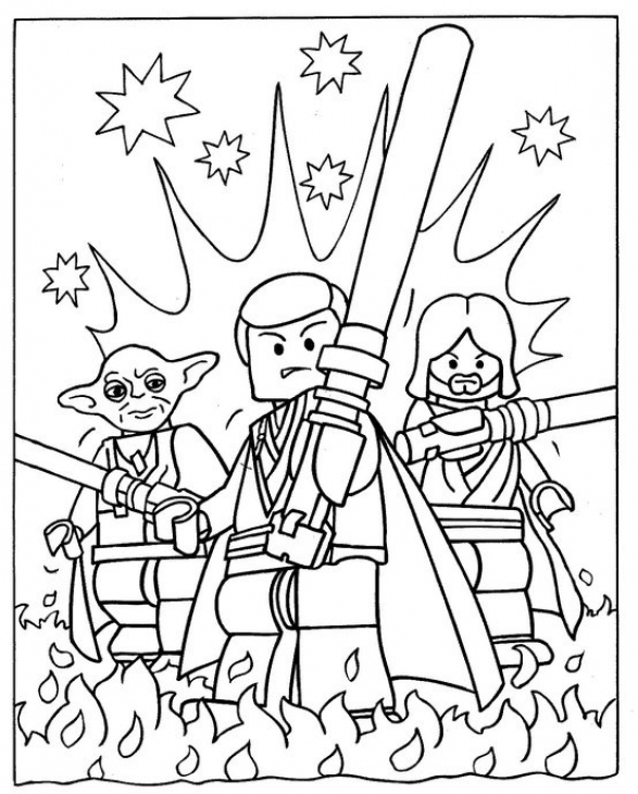 Printable Lego Star Wars Coloring Pages